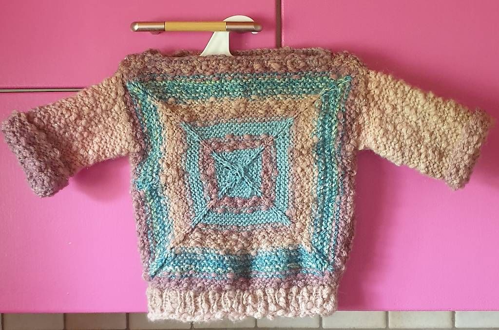 Maglioni & Felpe: Kinder Überziehpulli handgestrickt – Nuovo e nell'imballaggio originale da Münsingen venduto da Sulamit 1