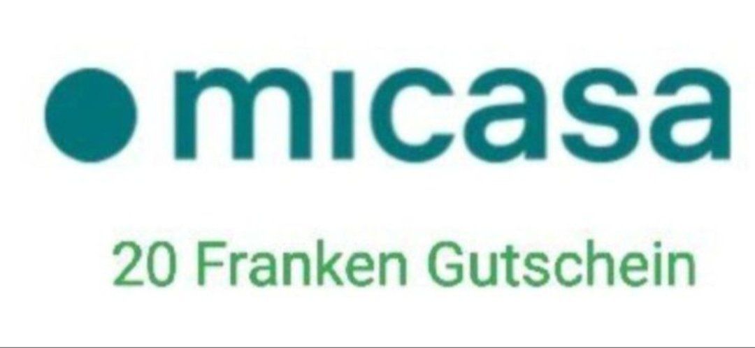 Buoni: Micasa 20.- Rabatt ab 100.- Einkauf | Gutschein – Nuovo (secondo la descrizione) da Köniz venduto da Gamecollect