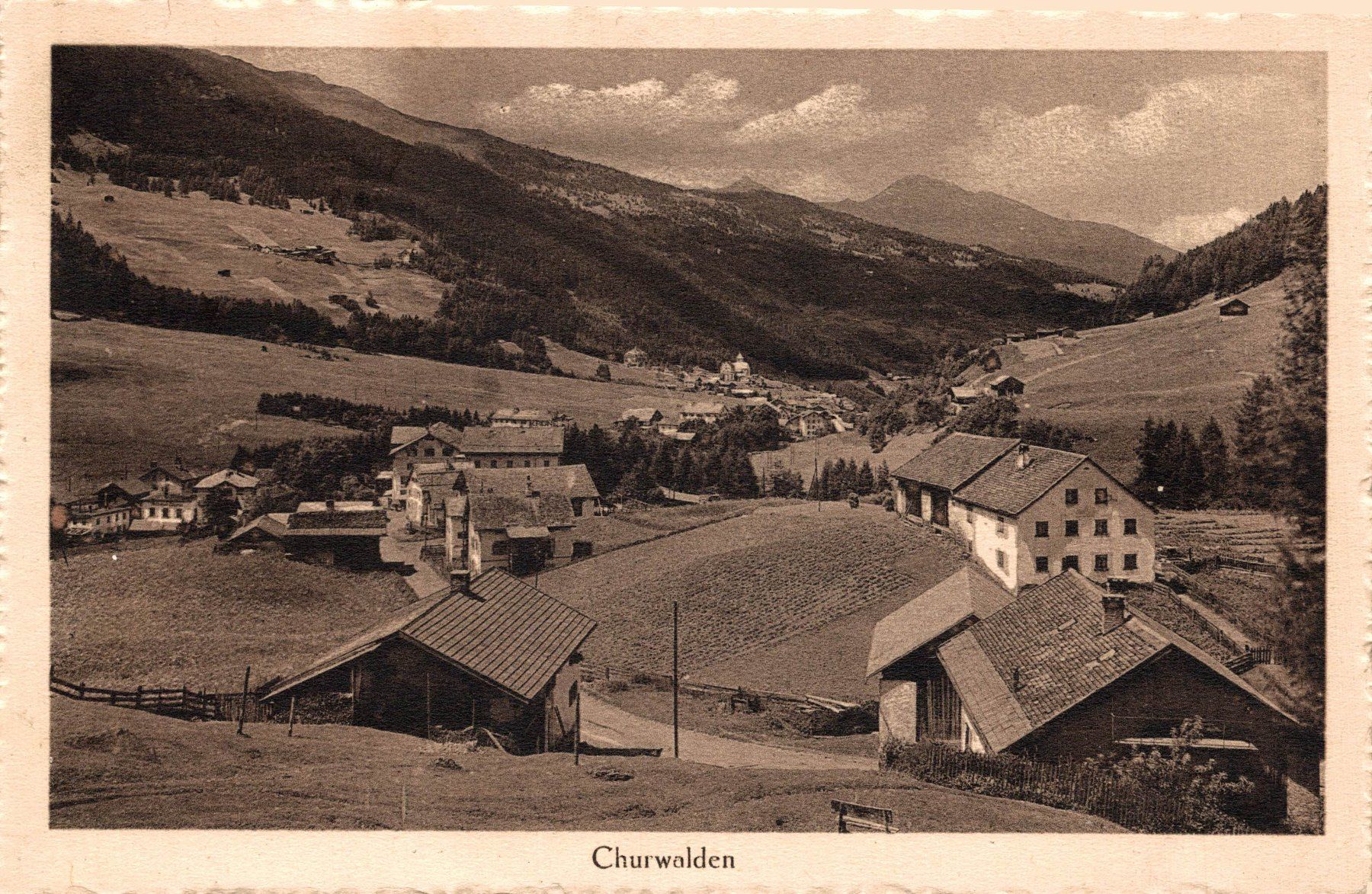 Ansichtskarten: Churwalden – Gebraucht aus Bronschhofen von Astore