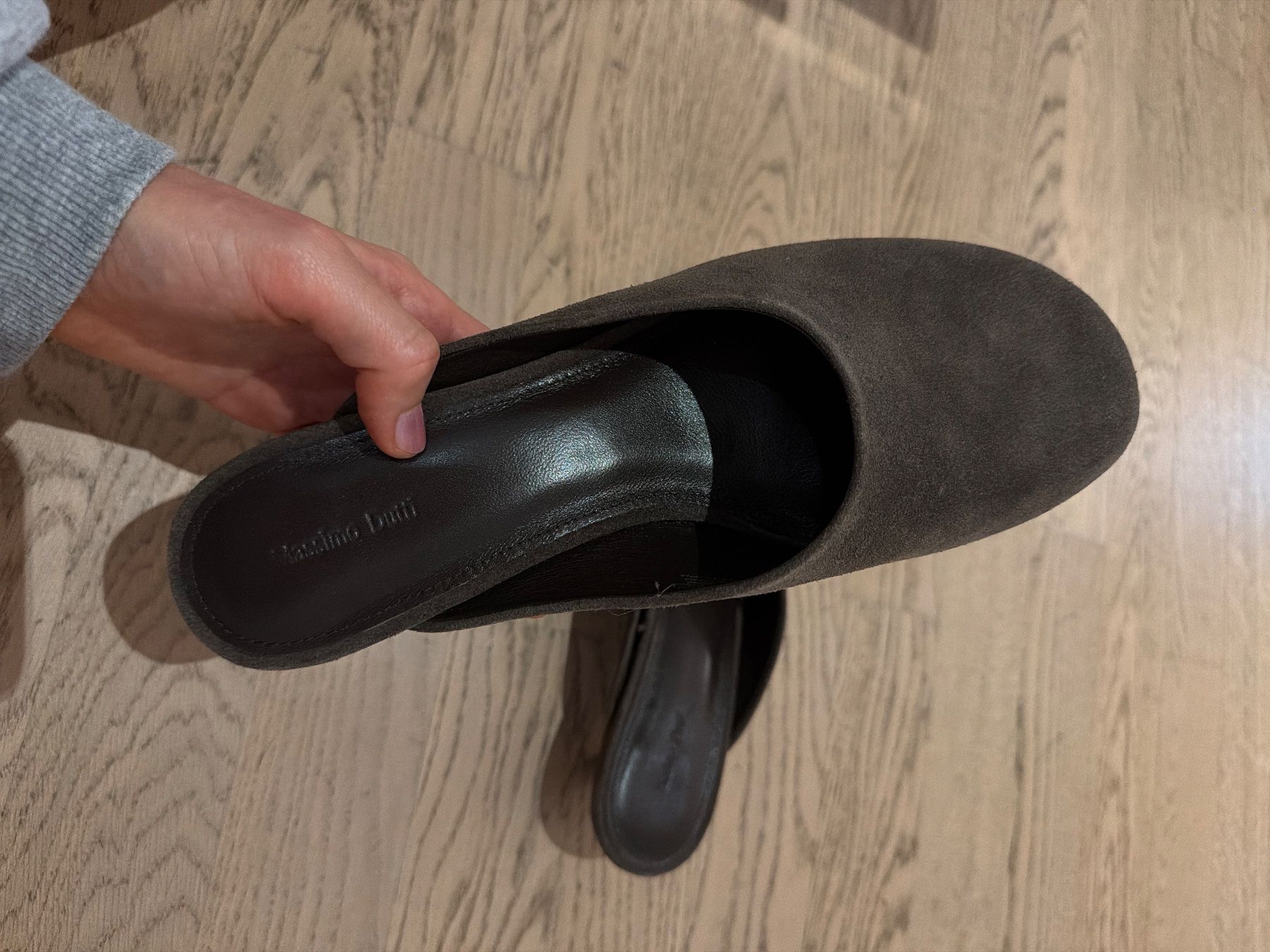 Massimo Dutti Scarpe da donna: Massimo Dutti Mokassin Halbschuhe dunkelbraun Wildleder – Nuovo (secondo la descrizione) da Hettlingen venduto da blu_tb6z 2