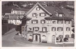 Samedan GR // ca. 1950 Bahnhof Hotel Terminus Samaden
