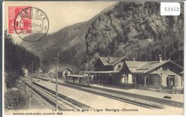 Le Chatelard, la gare - Ligne Martigny-Chamonix