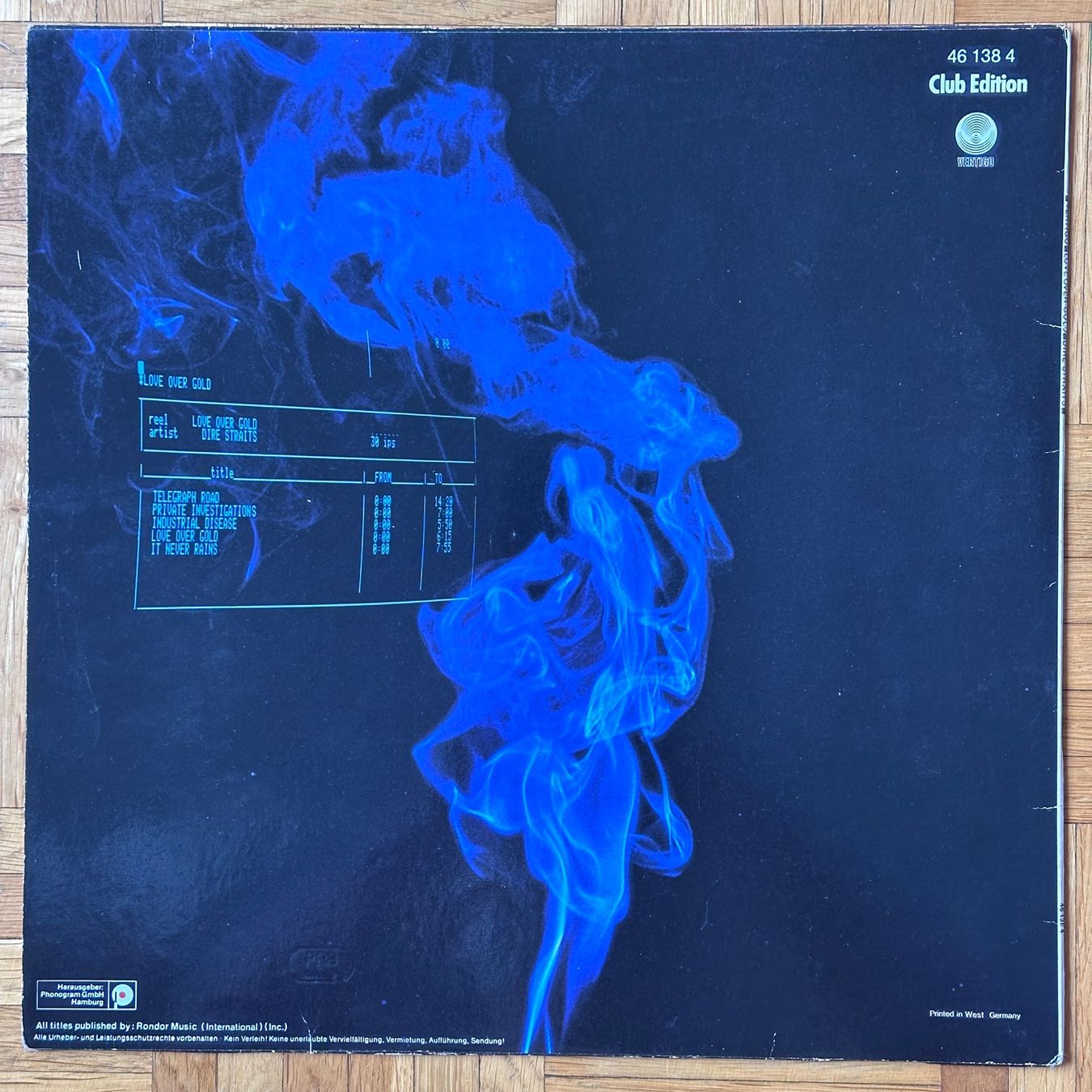 Vinyles: LP - Dire Straits - Love Over Gold – D'occasion à Breganzona par Onairda75 1