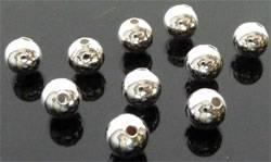 Perle (finte): 10 Metallperlen Stahl endversilbert    8mm – Nuovo (secondo la descrizione) da Alpnachstad venduto da perlengaby