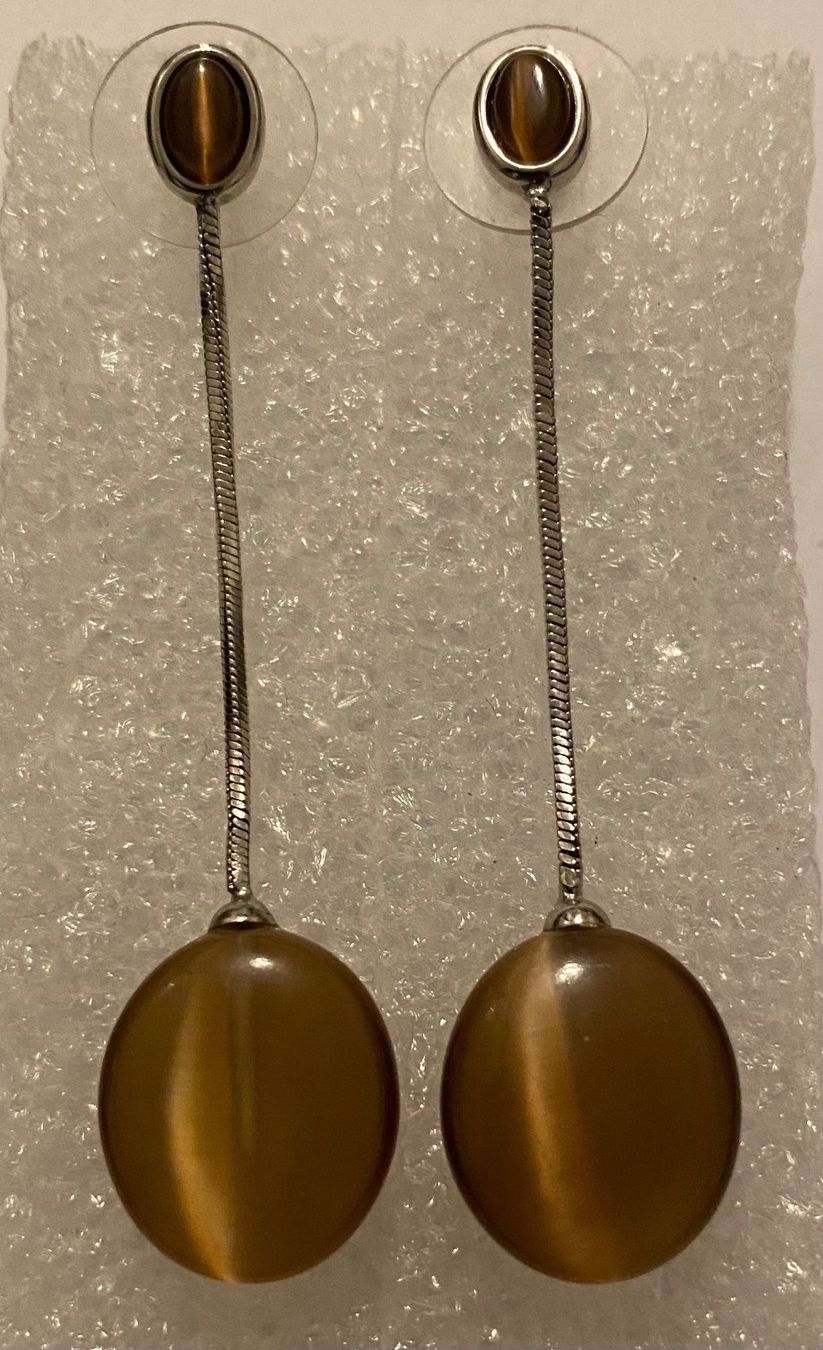 Orecchini pendenti & Orecchini a lobo: Ohrringe Silberfarbe mit stene – Usato da Pfungen venduto da Outlet64