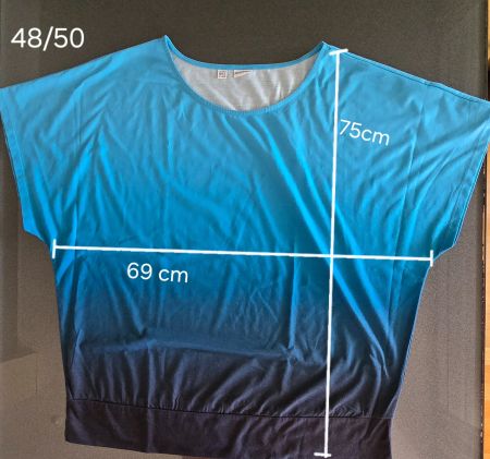 Shirt mit Farbverlauf Gr. 48/50