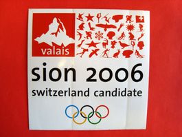 Autocollant, Aufkleber, sticker, SION 2006, Switzerland