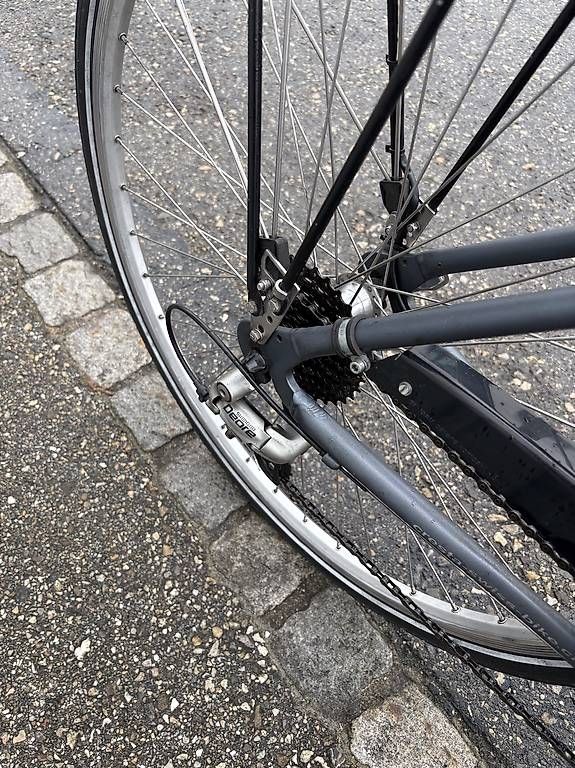 Velos: Damenvelo Cresta Vento. Grau/silber – Gebraucht aus Reiden von Halti 3