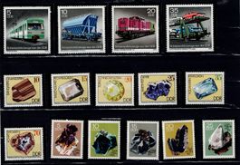 Briefmarken 42x DDR 17