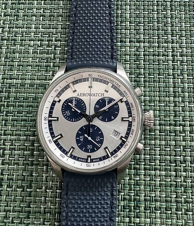 Uhren: Aerowatch Chrono Panda Herrenuhr Quarz – Gebraucht aus Trachslau von Arnold12157 1
