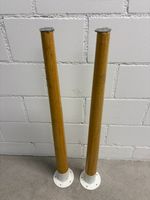2x IKEA HILVER Tischbeine aus Bamboo / Bambus (70 cm)