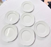 Meissen Teller „Wellenspiel Relief“ weiß, Ø 22,5 cm, H 3 cm,