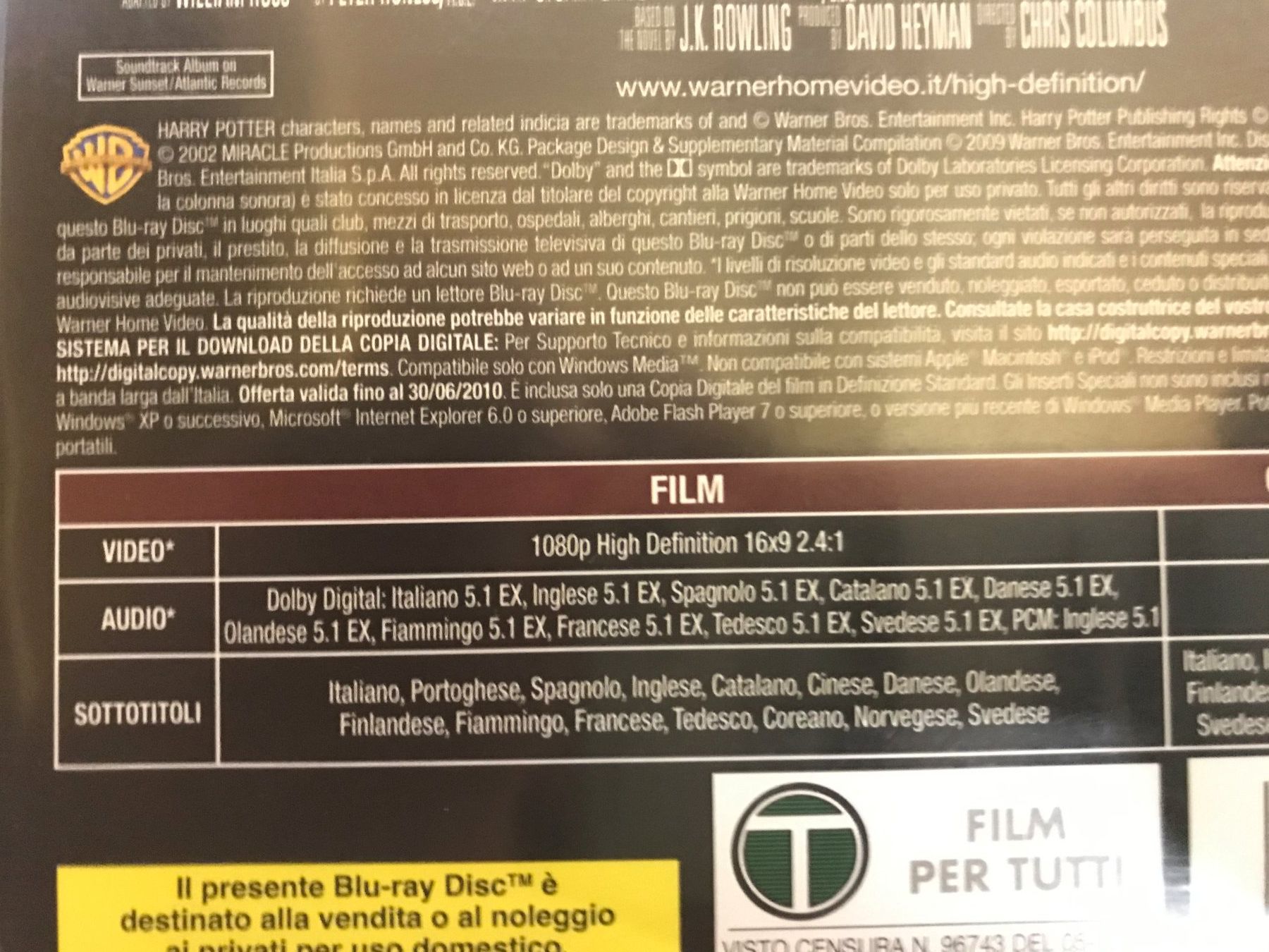 Alle DVDs: Harry Potter Blue-Rays – Gebraucht aus Ennenda von ZiskaGL 1
