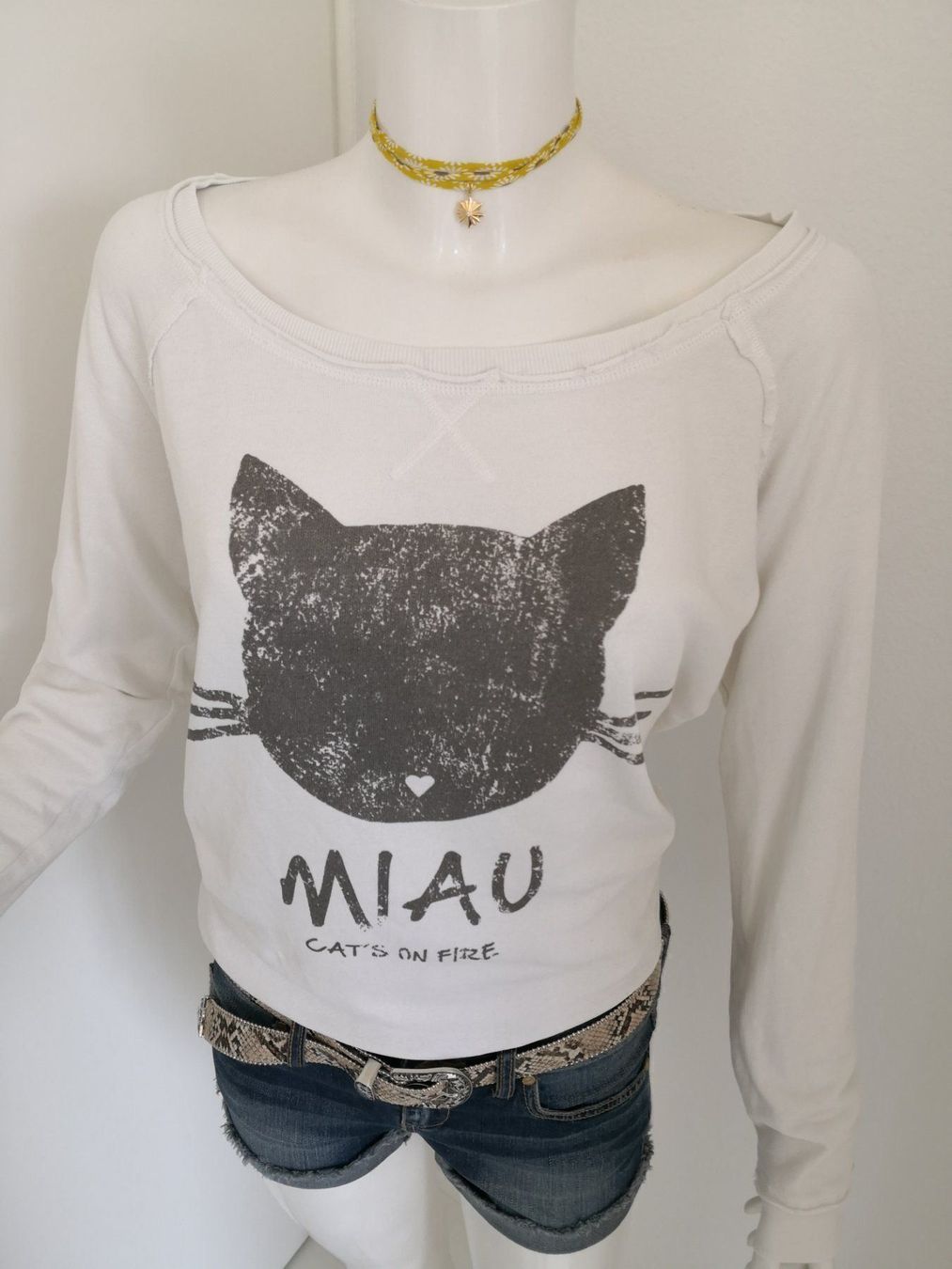 Mango Pulls & Sweat-shirts: 🤩MANGO MIAU PULLOVER WEISS & D&G P. – Neuf (Voir description) à Olten par Naja-Twins-Twins 2