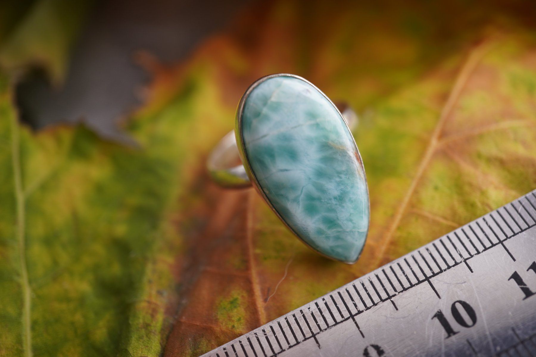 Mineralien & Heilsteine: Larimar    ring Grösse  Variabel     (Räumung!) – Neu und originalverpackt aus Eschenbach SG von topstone 7