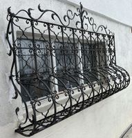 geschmiedetes Fenster-Eisengitter von 1965
