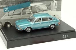 VW 411 Limousine 1968-1972 türkis met.   1:43 von Minichamps