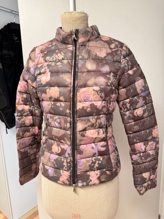 Patrizia Pepe Daunenjacke, Gr. 40 Blumenmuster, Top Zustand