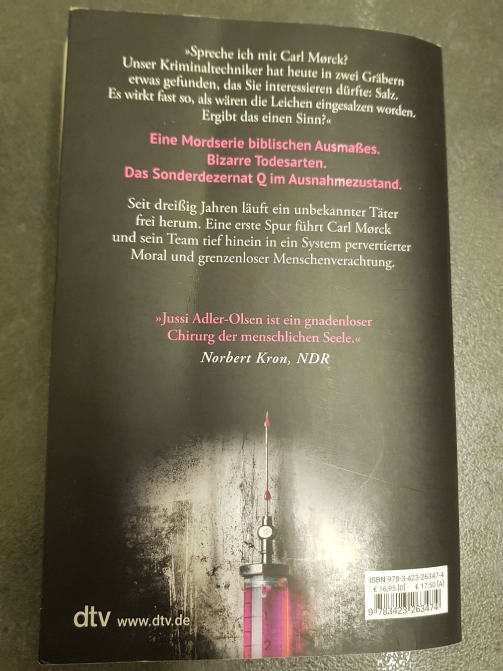 Bücher: NATRIUMCHLORID / Adler Olsen / Thriller – Gebraucht aus Dietikon von marconi07 1