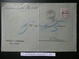 CH 1907 NN-Brief mit Nr. 85