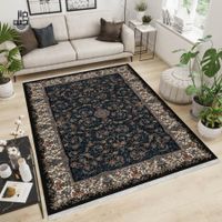Schöner Orientteppich Perser Teppich blau Wohnzimmer