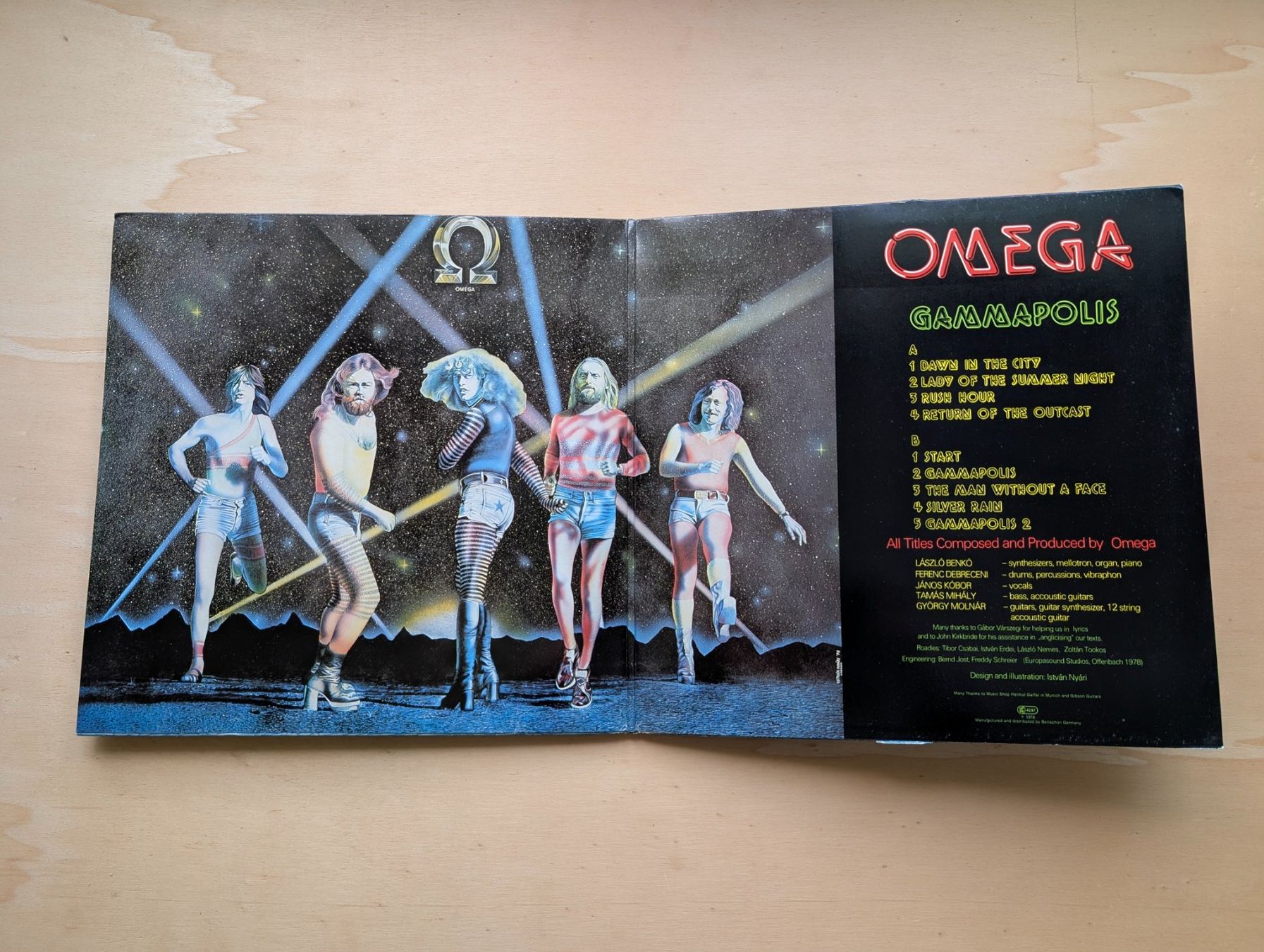Dischi in vinile: Omega – Gammapolis  D 78 – Usato da Ebikon venduto da kisuM 1