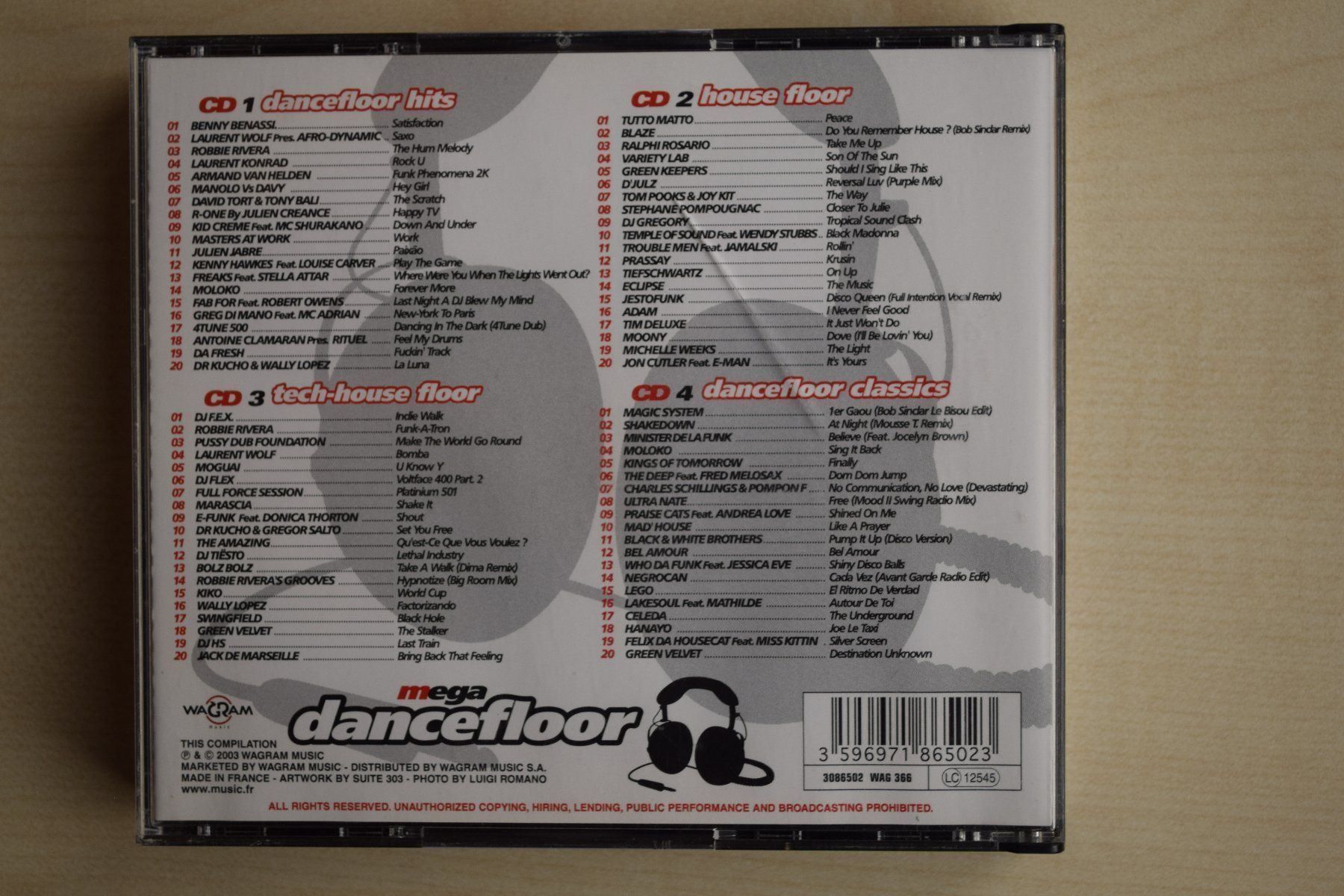 CDs: mega dancefloor 4CDs (166) – Gebraucht aus Reutigen von DONDON55 1