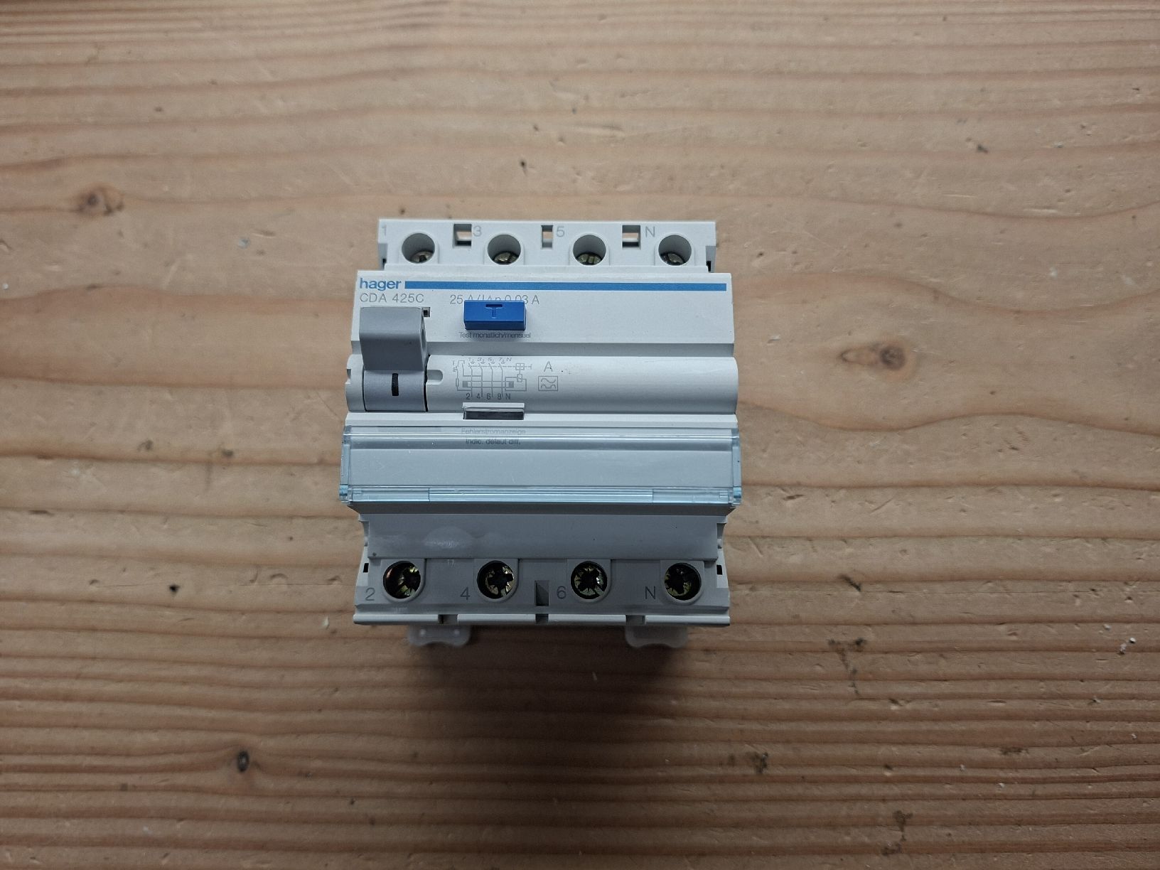Hager Elektronikbauteile: Hager Fi CDA 425C 25A 30mA – Gebraucht aus Neunkirch von MaElekt