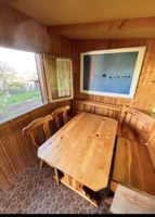 Esstisch Holz mit Eckbank und 2 Stühle guter Zustand