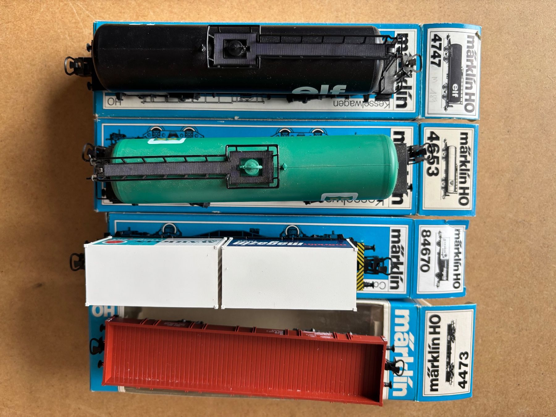 Märklin Modelleisenbahnen: 4x Marklin Guterwagen HO – Neu und originalverpackt aus Hauterive NE von eriamch 1