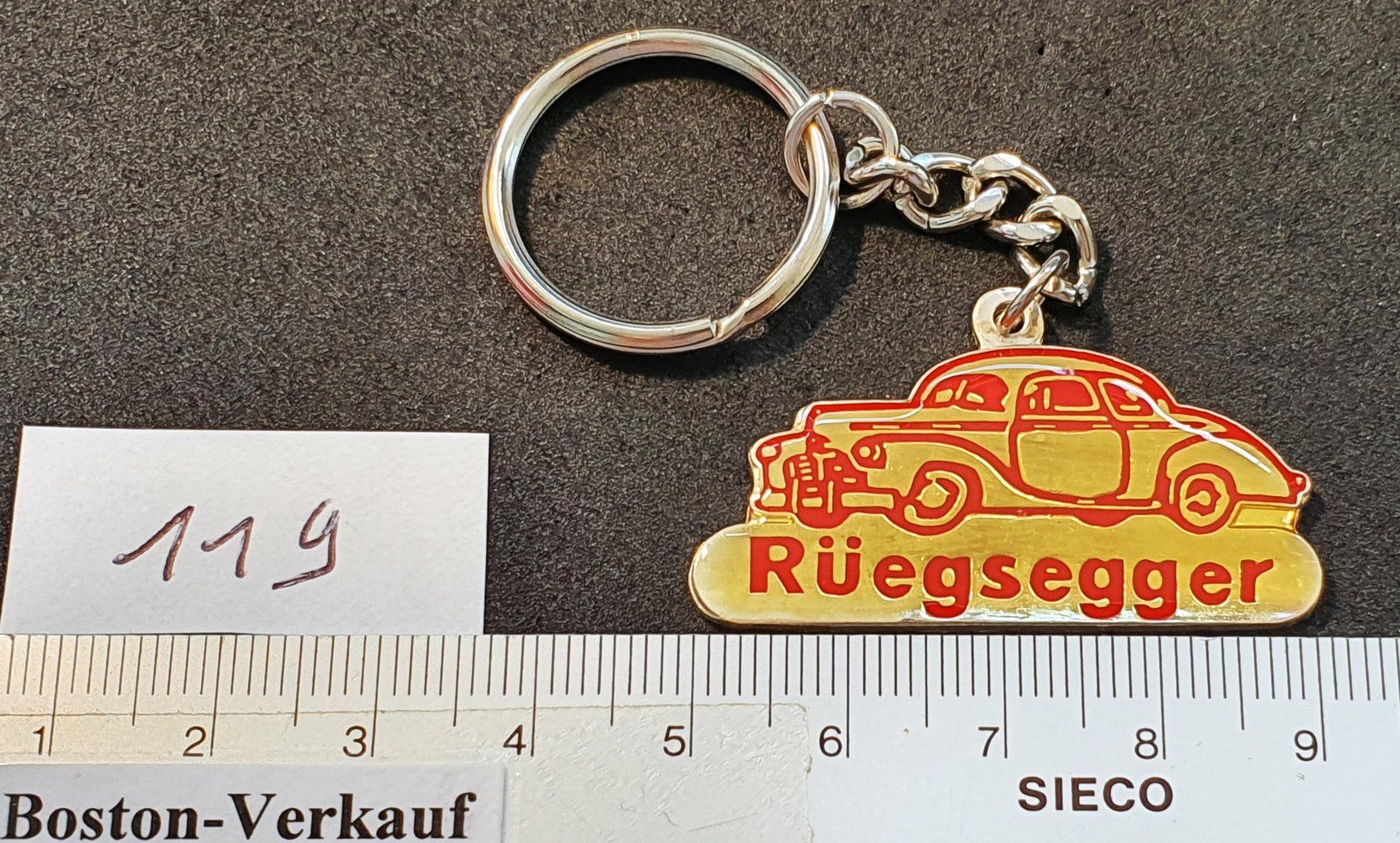 Portachiavi: 119 - Schlüsselanhänger Auto Oldtimer Rüegsegger – Usato da Reinach BL venduto da Boston-Verkauf 3