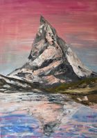 Matterhorn au coucher du soleil – tableaux 50×70 cm