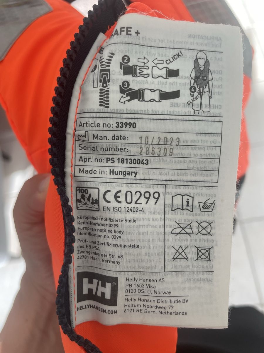 Helly Hansen Giubbotti di salvataggio: Rettungsweste Helly Hanson 5-15 kg – Nuovo (secondo la descrizione) da Bonstetten venduto da JaRa87 3