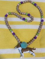 Kinder Kette bunt mit Schleichtier-Hund-Bullterrier-Bully