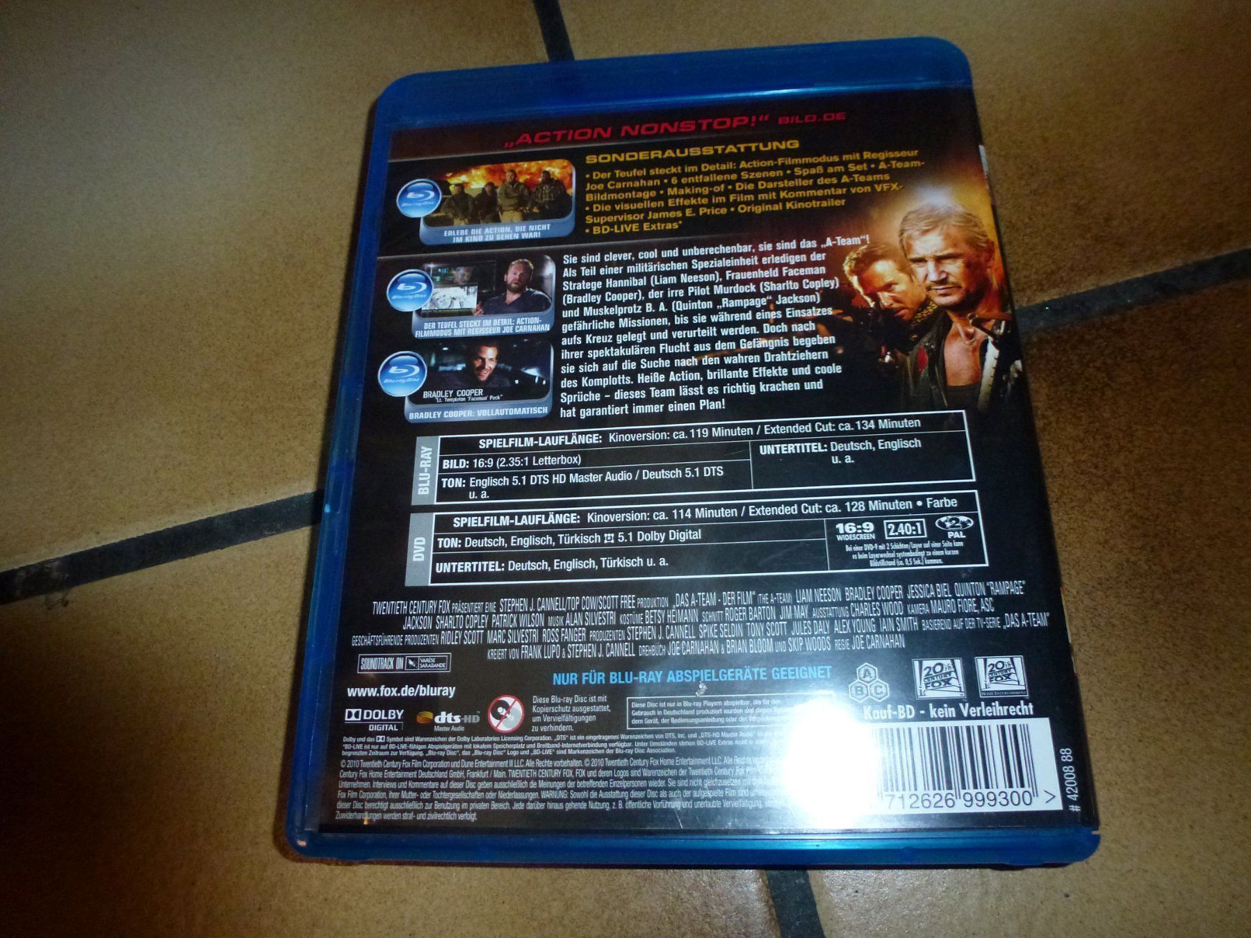 Tutti i DVDs: Das A-Team Der Film BLU-RAY – Usato da Olten venduto da Disc-Verkauf 2