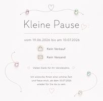 *Sommerpause *