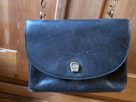Vintage Etienne Aigner Leder Hand Tasche