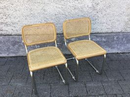 Gebrauchte Cesca Freischwinger Stühle Eschenholz