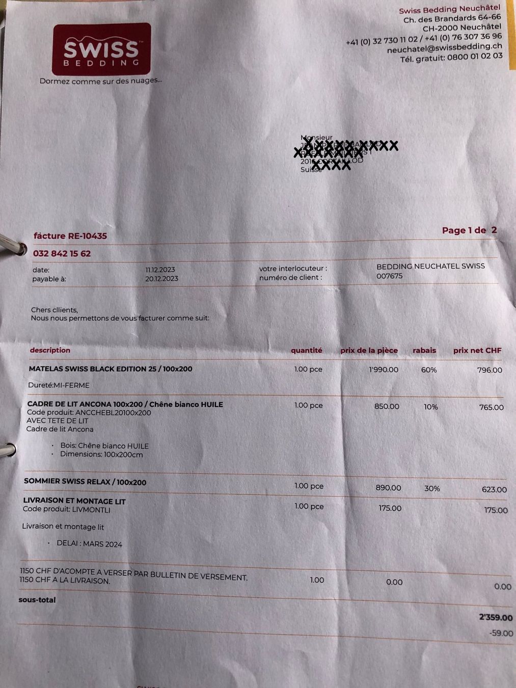 Letti: LIT – Nuovo (secondo la descrizione) da neuchâtel venduto da carabk 6