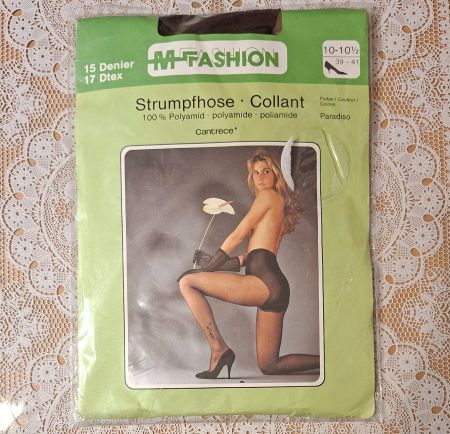 M Fashion Vintage Strumpfhose Fesselmot. 15den Gr.L Paradiso