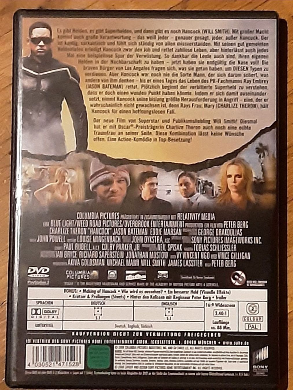 Tutti i DVDs: Hancock – Usato da Wallisellen venduto da Sawr 1