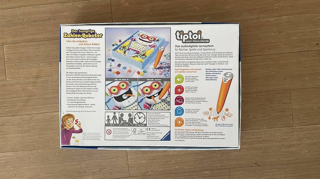 Giochi: Tiptoi Spiel der hungrige Zahlenroboter – Usato da Sempach Station venduto da mkauer 2