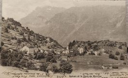 SALVAN & la Dent de Morcles - 1905