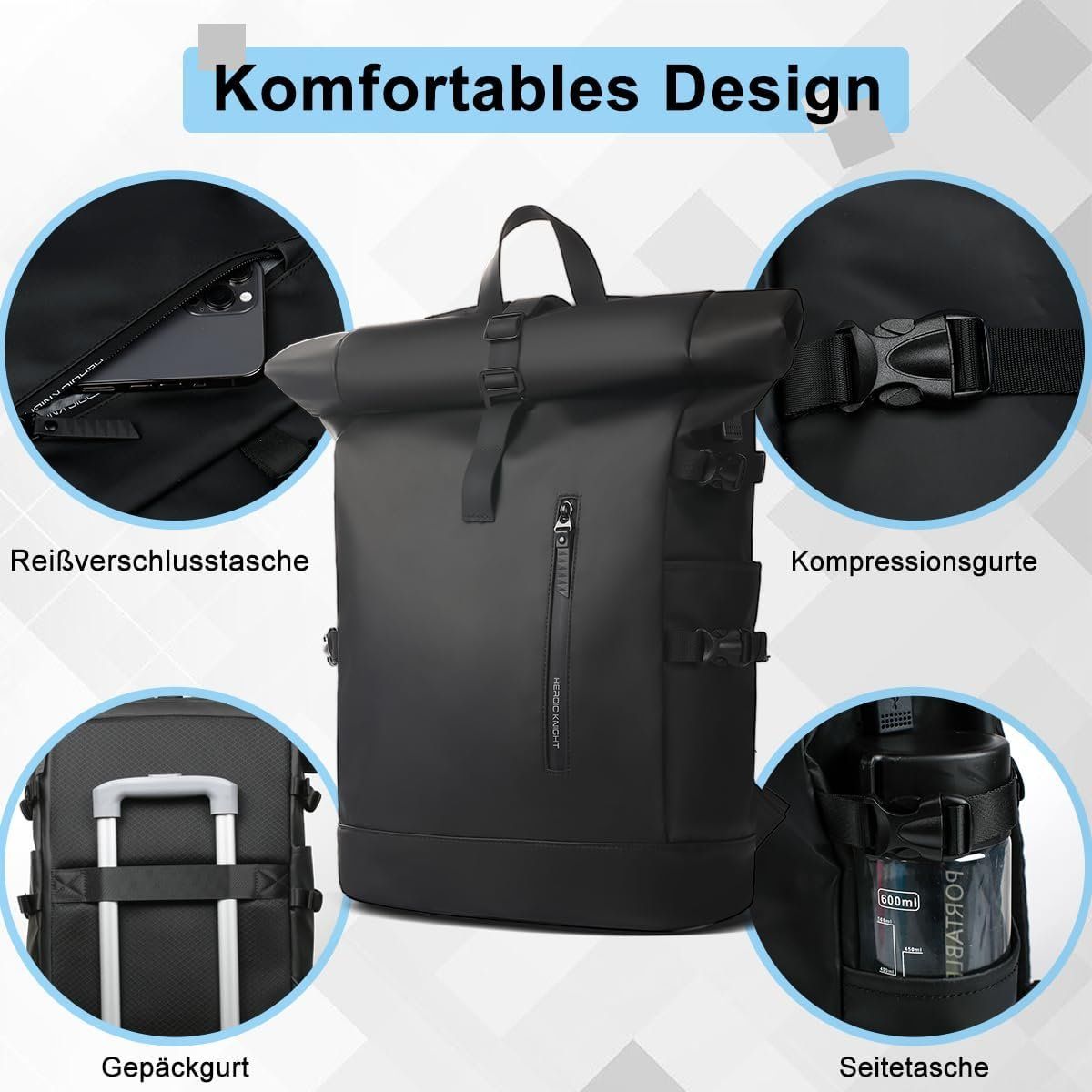 Zaini: Rolltop Extendo Rucksack – Nuovo e nell'imballaggio originale da Geneve venduto da Titi2008 3