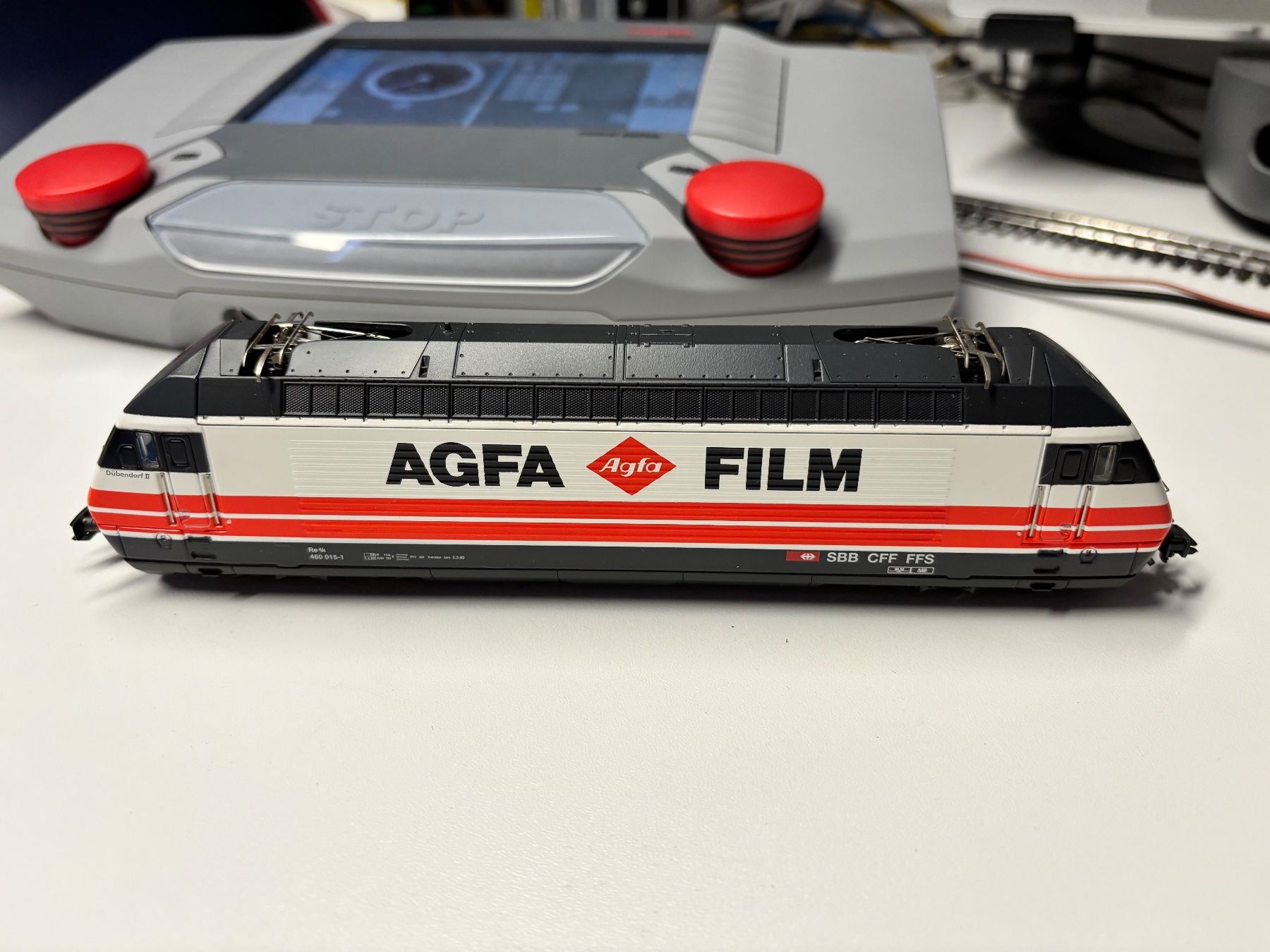 Märklin Modellini di ferrovie: Märklin 83463 Re460 Agfa – Usato da Rothenburg venduto da Vanzonk 6