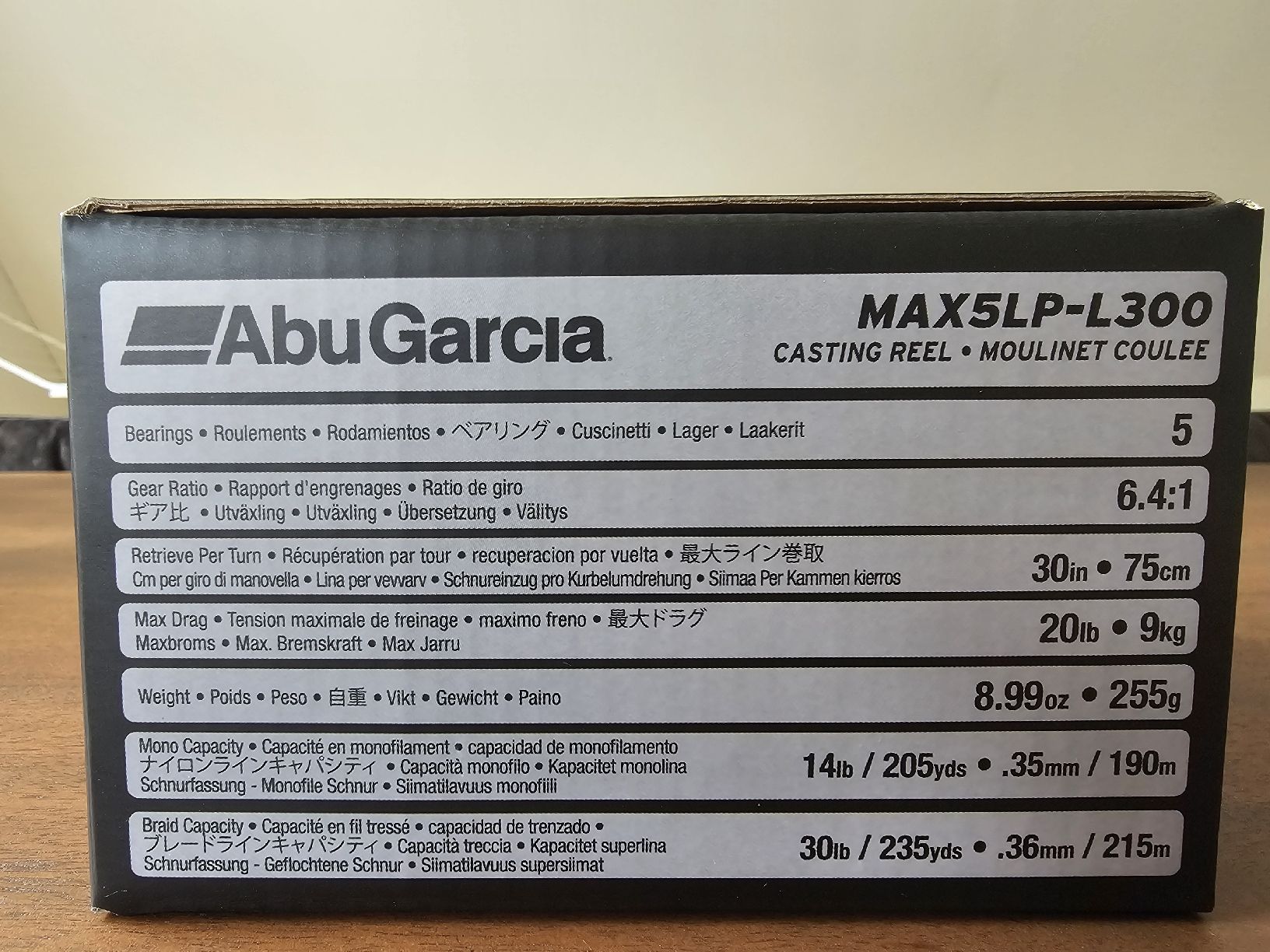 Abu Garcia Tamburi & Mulinelli: Abu Garcia Baitcast MAX5LP-L300 – Nuovo (secondo la descrizione) da Volketswil venduto da ruffy05 2