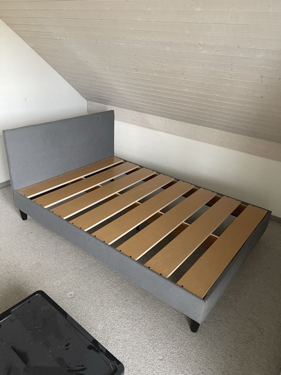 Ikea Lits: Ikea Bett anthrazith – D'occasion à Dorf par Leony22