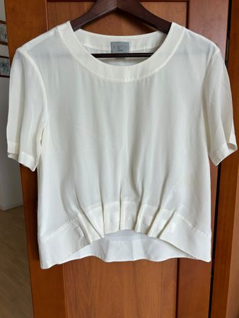 Exklusives Designer-Top GREY Jason Wu, 100% Seide, Gr. 4(34)