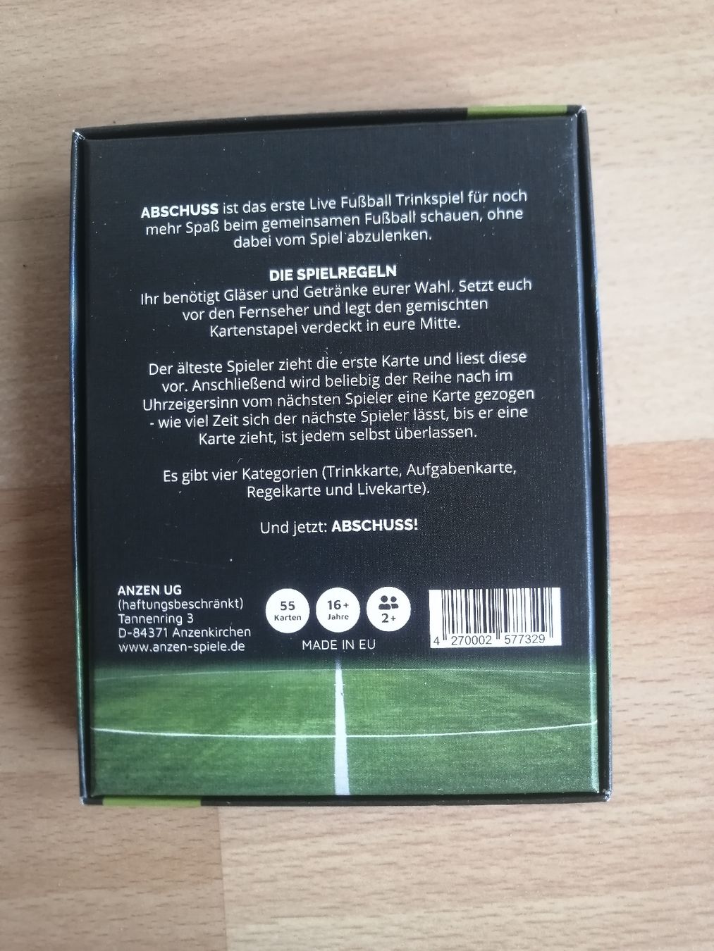 Giochi: Abschuss - Das Live Fussball Trinkspiel – Nuovo e nell'imballaggio originale da Hägendorf venduto da Fiooo 1