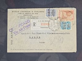 CL25 Enveloppe + Timbre Uruguay 1948